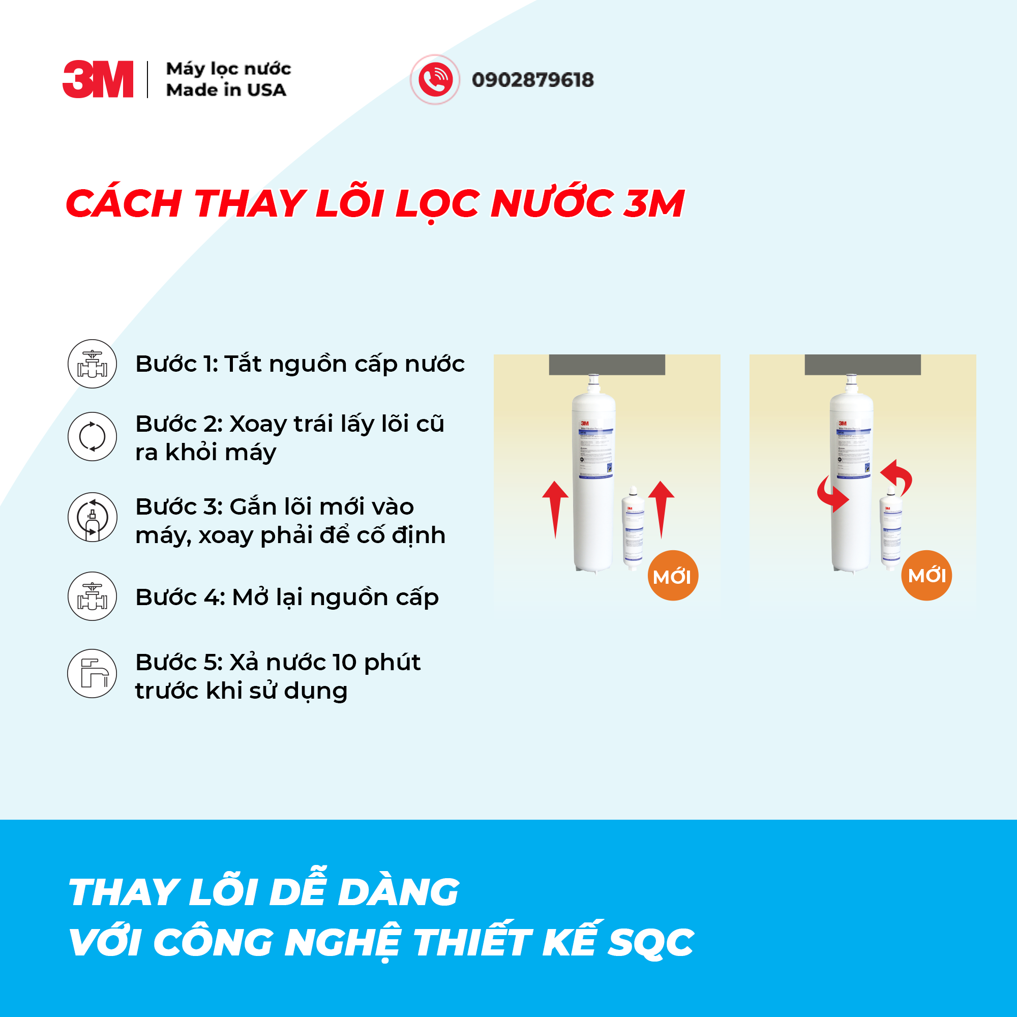 MÁY LỌC NƯỚC 3M DP190